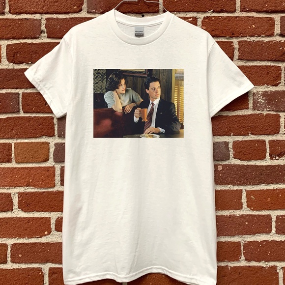 Twin Peaks Audrey and Agent Cooper T-shirt - Picture 2 of 3
